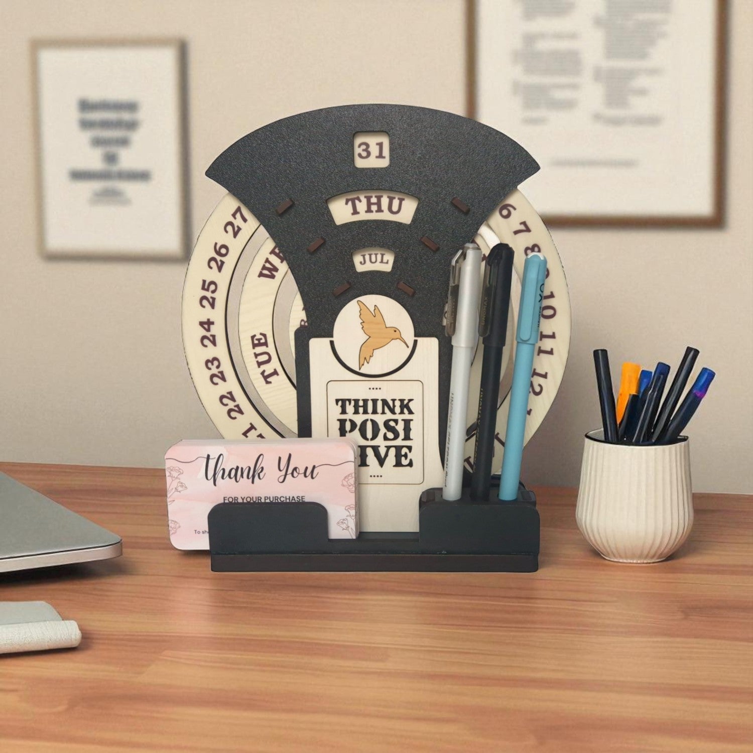 New Calendar and pen holder