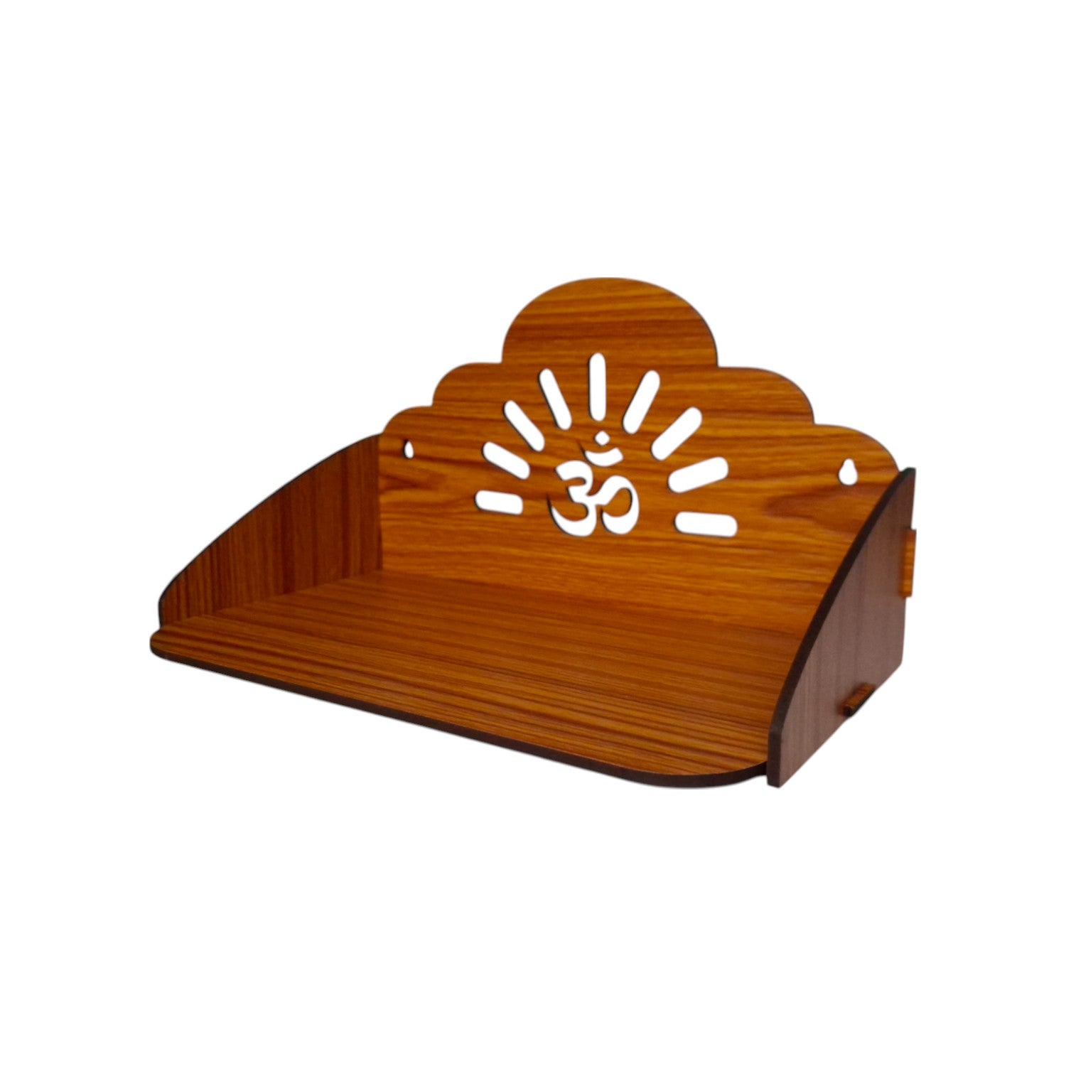 Wooden Temple/ Pooja Mandir for Home and Office Pooja Stand Modern Puja Mandir for Home or Shop |Wall mounted or Tabletop
