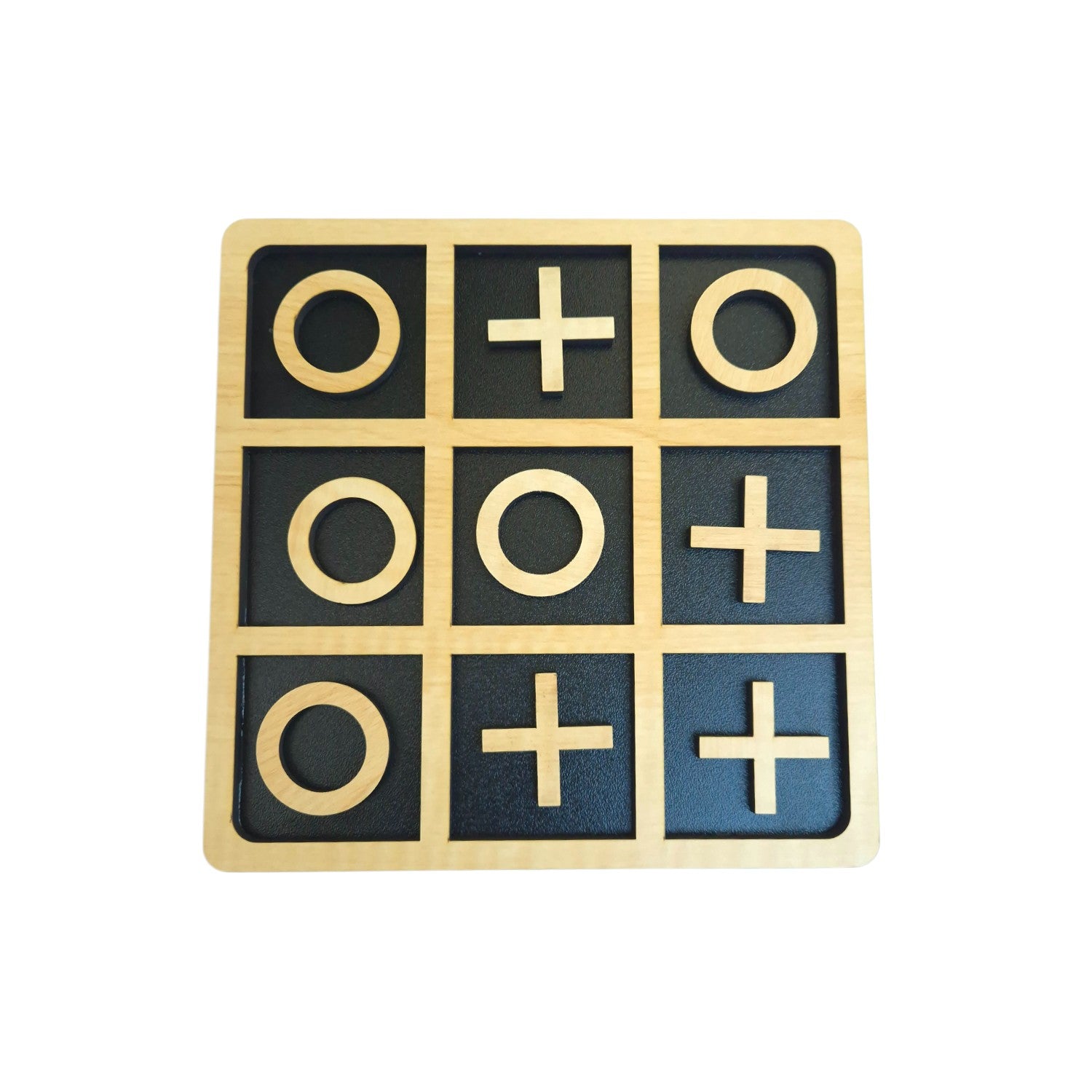 Tic Tac Toe Wooden Board Game |Learning and Educational Wooden Puzzle Game, XOXO Game for Kids & Family