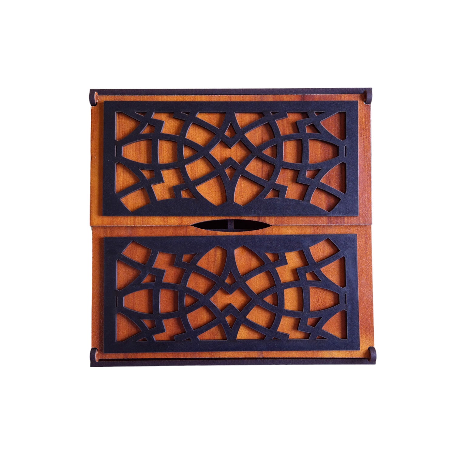 Wooden dry fruit & spice box with 4 compartments