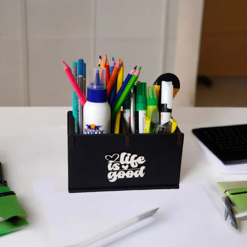 2 Compartment Stationery Holder|Desk Organizer for Professional and Students