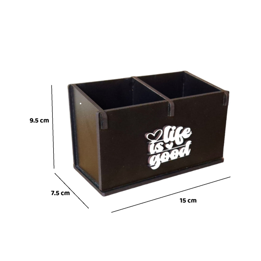 2 Compartment Stationery Holder |Desk Organizer for Professional and Students | combo Pack