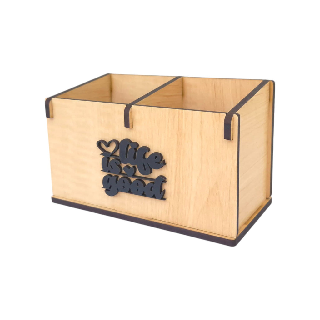 2 Compartment Stationery Holder|Desk Organizer for Professional and Students