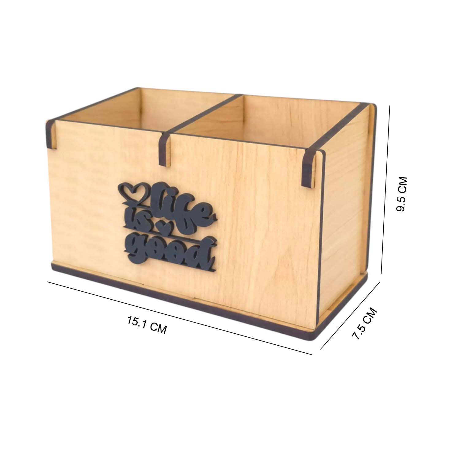 2 Compartment Stationery Holder|Desk Organizer for Professional and Students