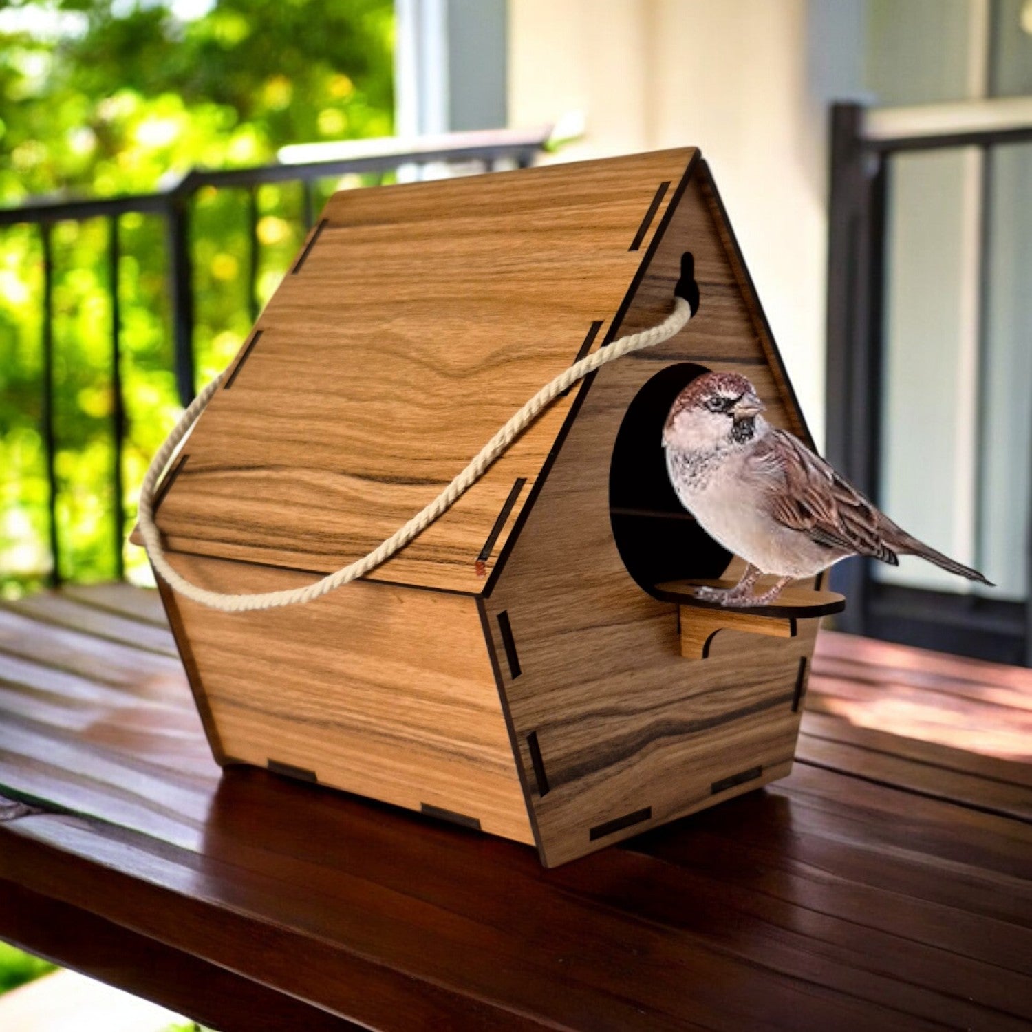 Bird House Nest for Balcony & Garden, Hanging Nest for Sparrow, Hummingbird, Kingfisher. Bird Nest for Balcony/Sparrow Nest/Chidiya Ka Ghosla
