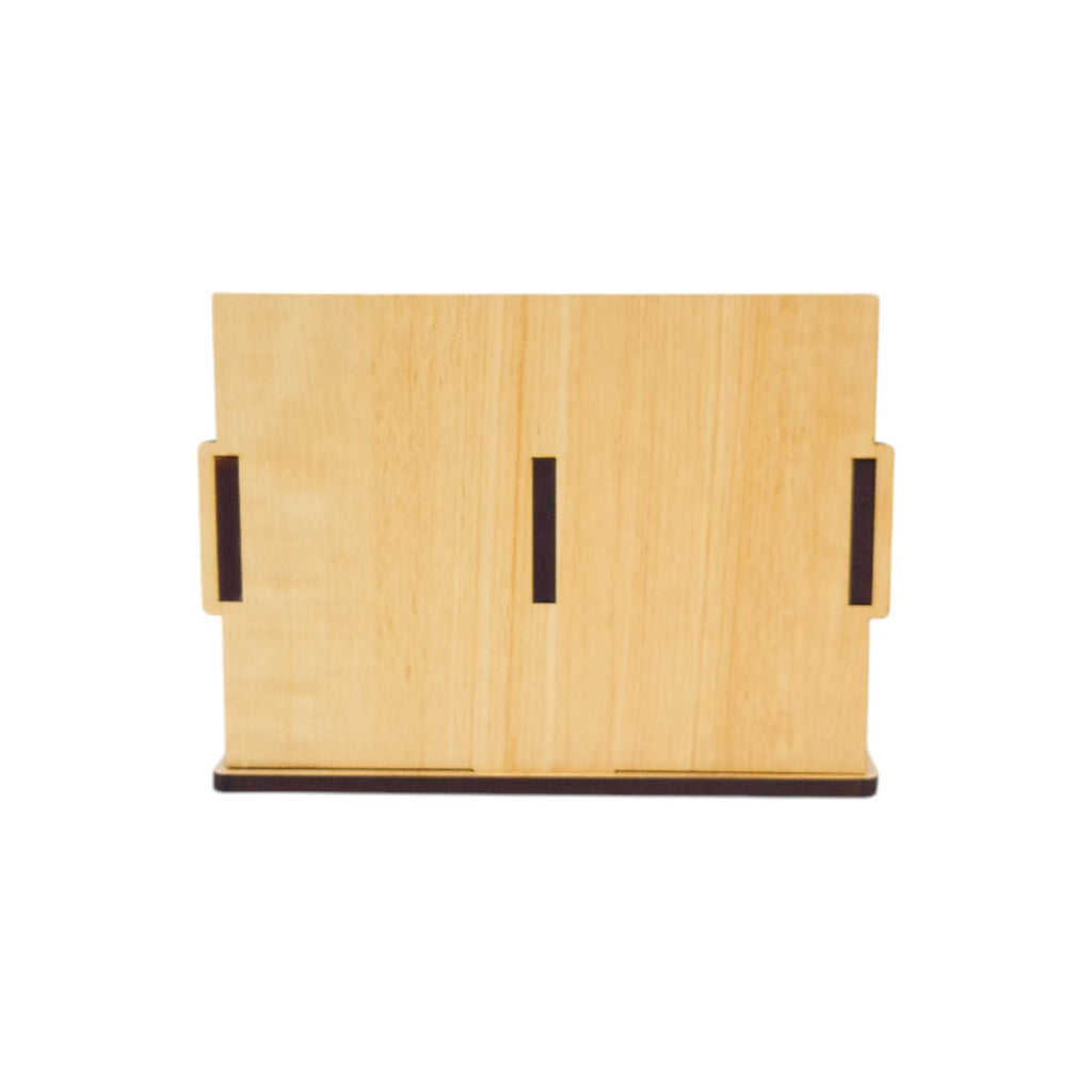 Wooden Cutlery Stand for Kitchen & Dining Table | Spoon, Knife & Fork Holder |2 Compartments