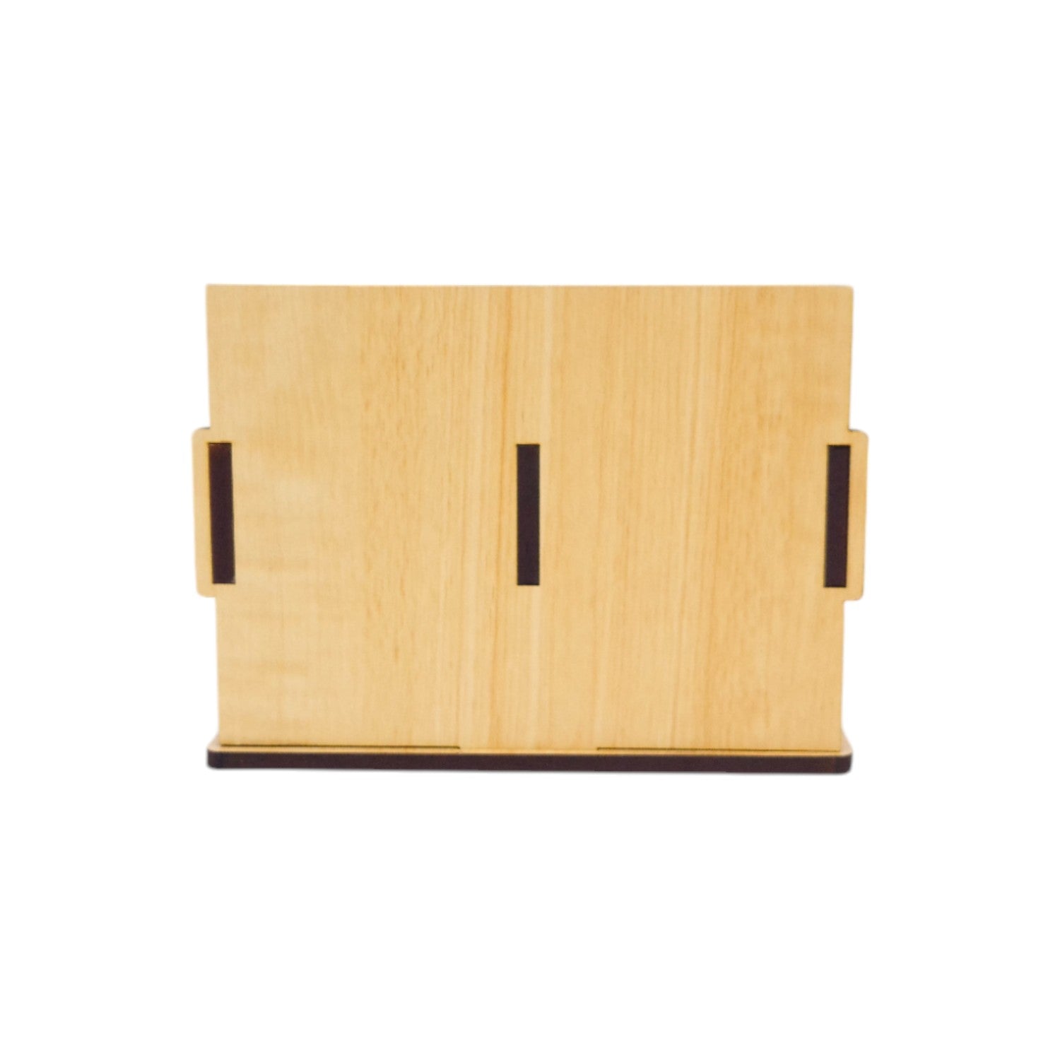 Wooden Cutlery Stand for Kitchen & Dining Table | Spoon, Knife & Fork Holder |2 Compartments