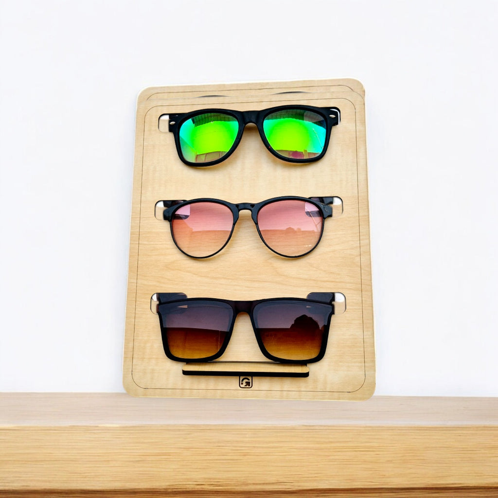 Sunglasses Holder Stand | Wooden Glasses Holder | Summer Birthday Gift | Personalised Gift | Glasses Organiser