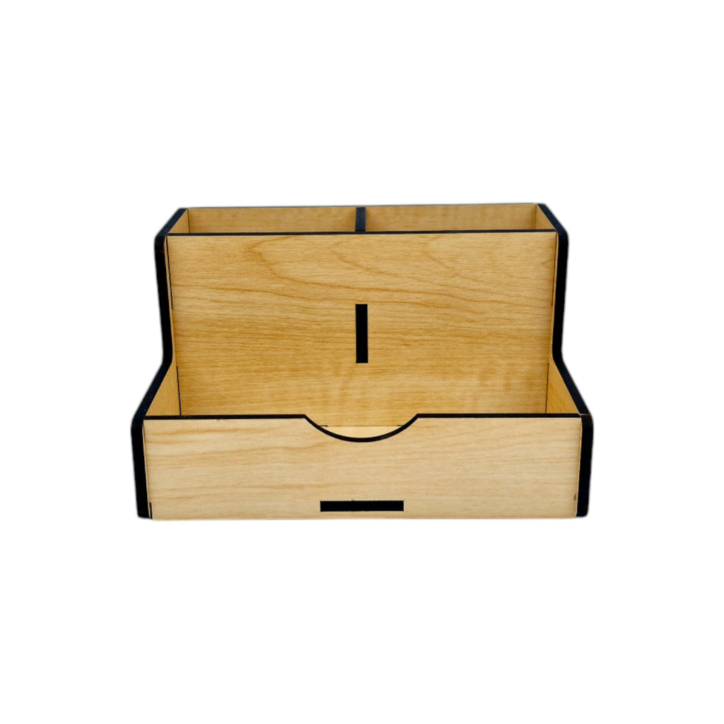 Wooden Desk Organizer for Pen and Acessories | Multipurpose storage Stand