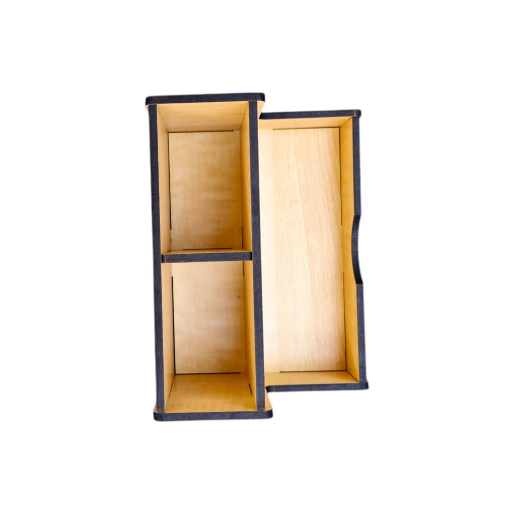 Wooden Desk Organizer for Pen and Acessories | Multipurpose storage Stand